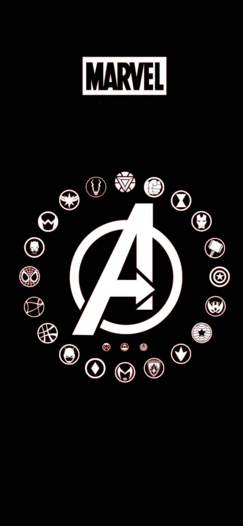 Marvel Falcon Logo Avengers Background