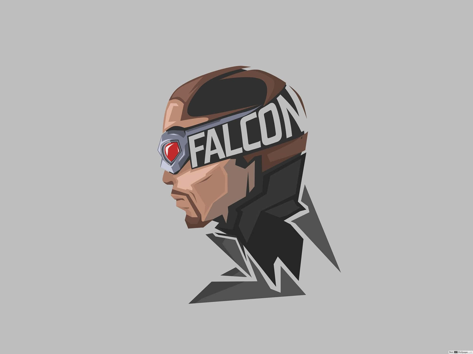 Marvel Falcon Logo Vector Looking Left Desktop Background