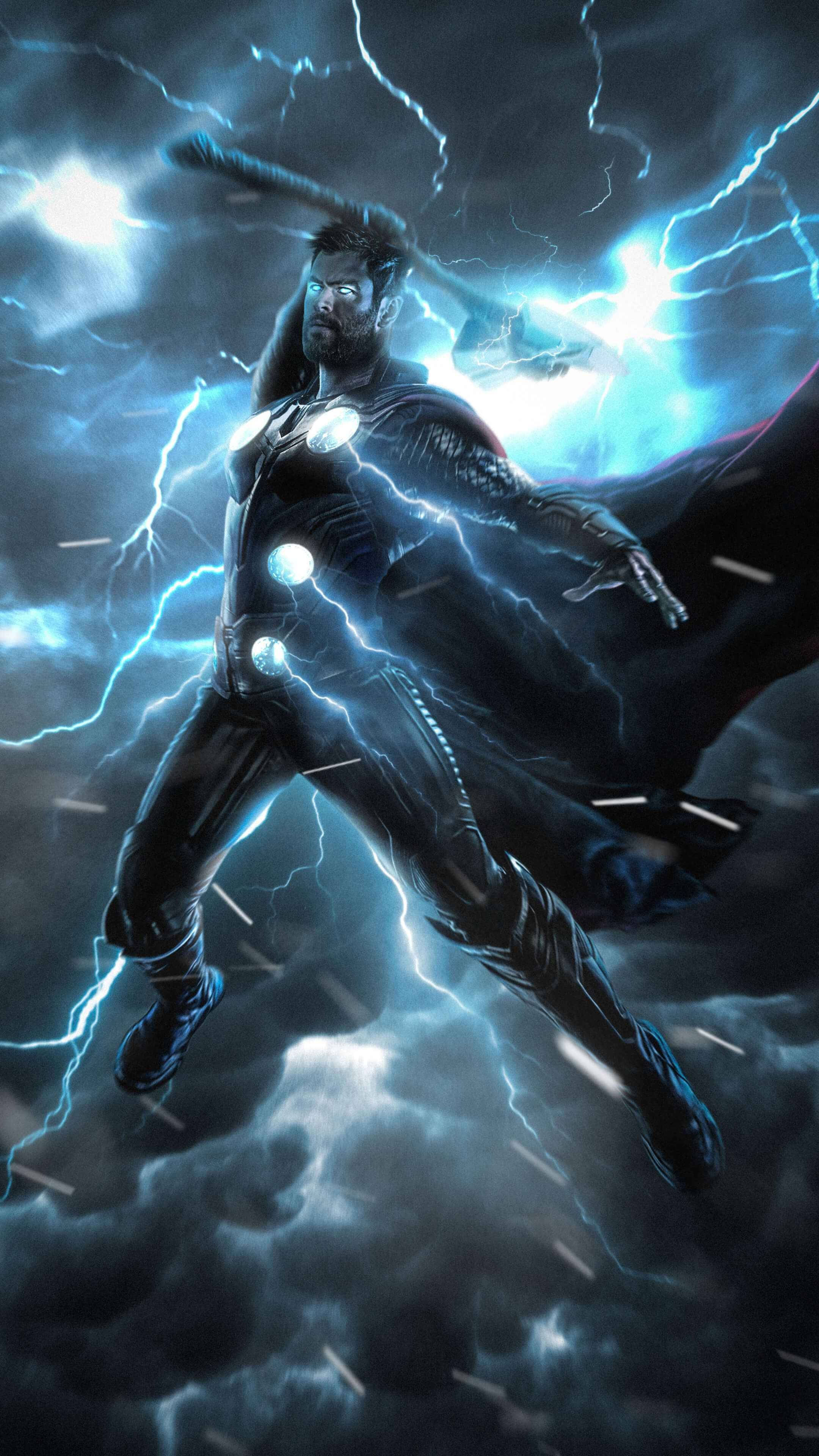 Marvel Hero Thor Stormbreaker Background