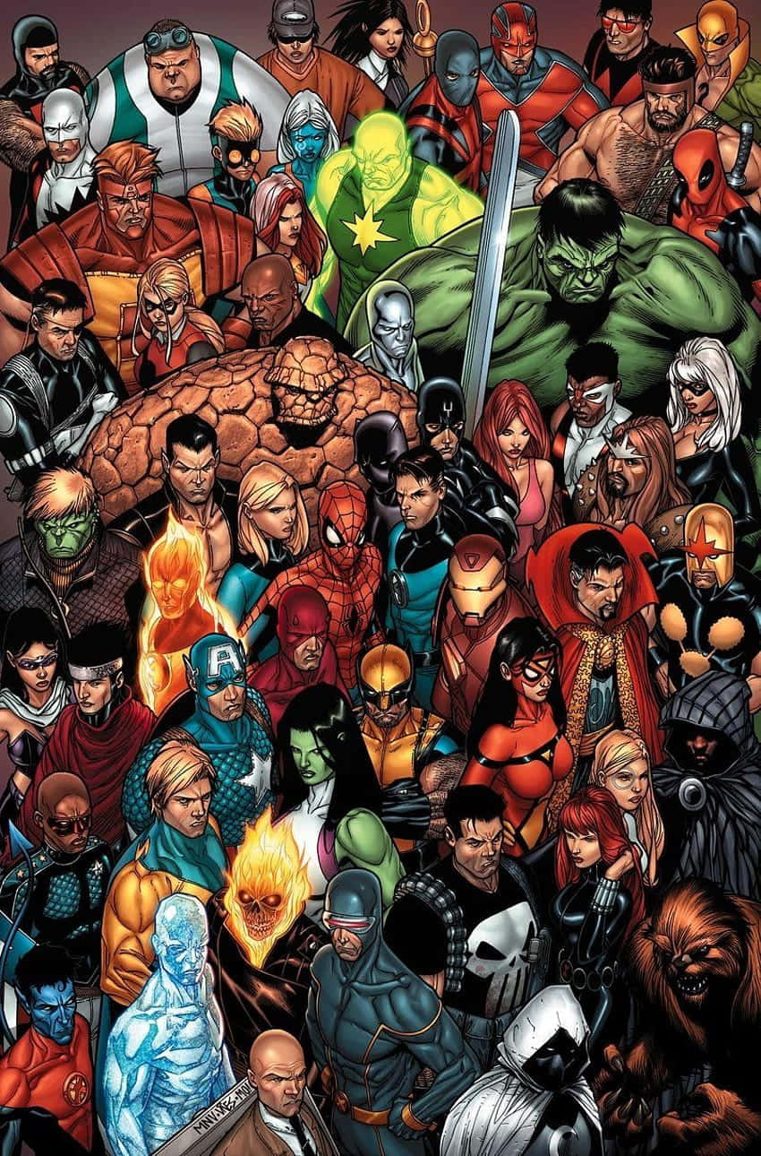 Marvel Heroes Assemble Background