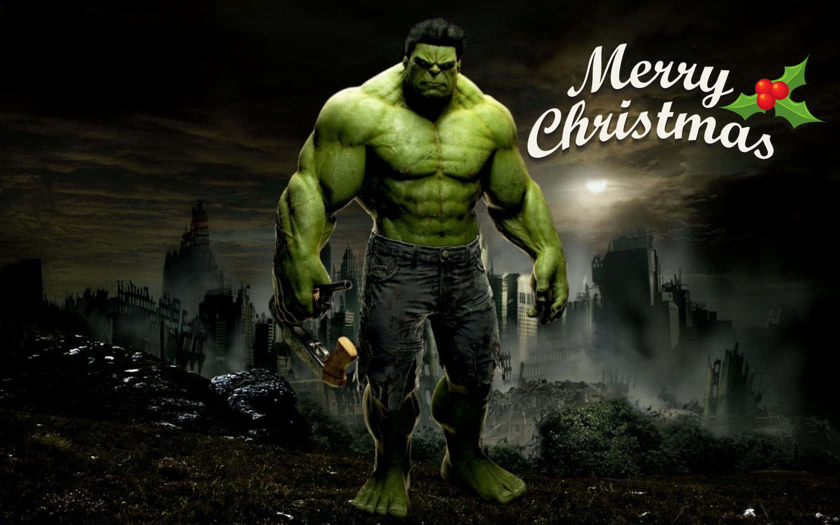 Marvel Hulk Merry Christmas