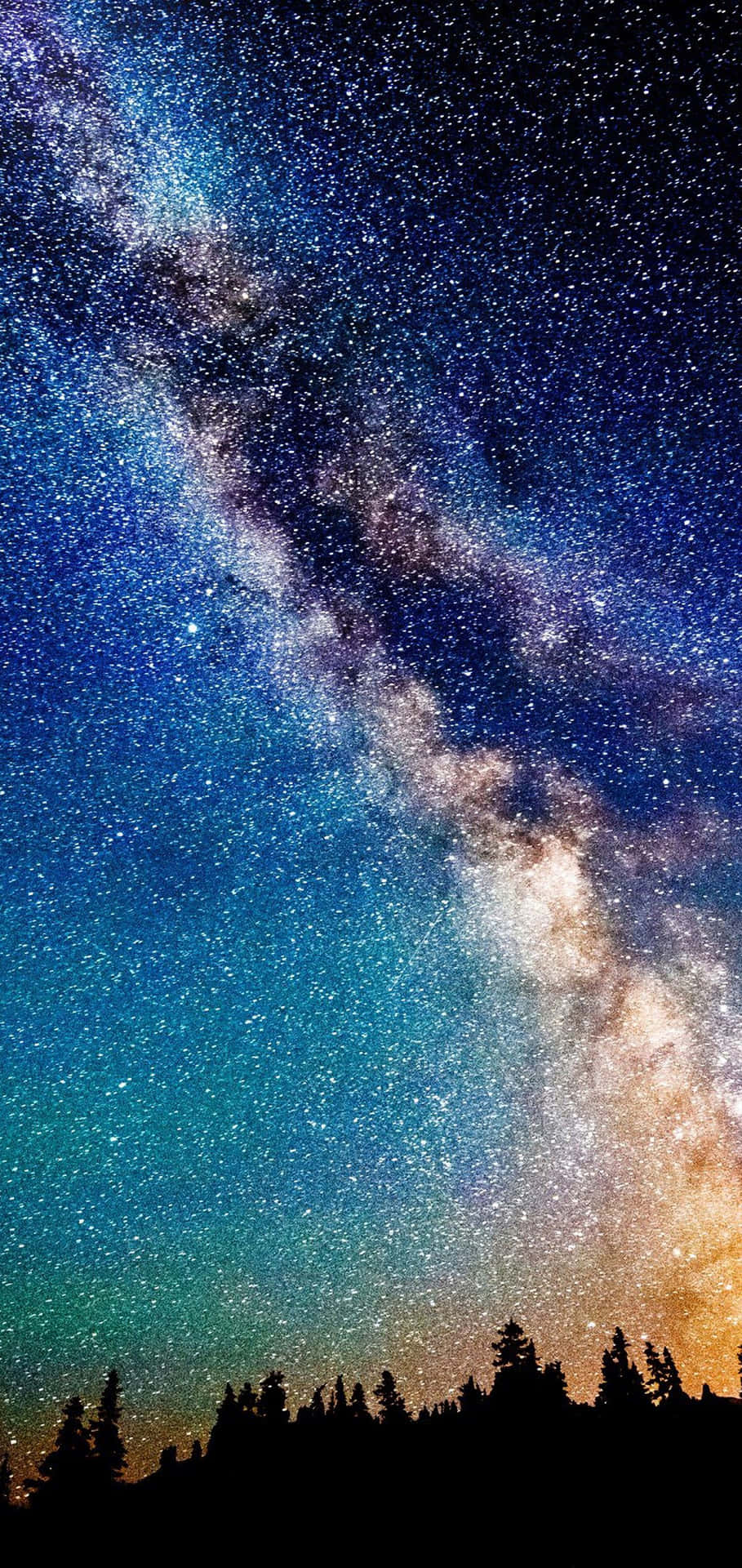Marvel In The Endless Abyss Of Galaxy Sky Background