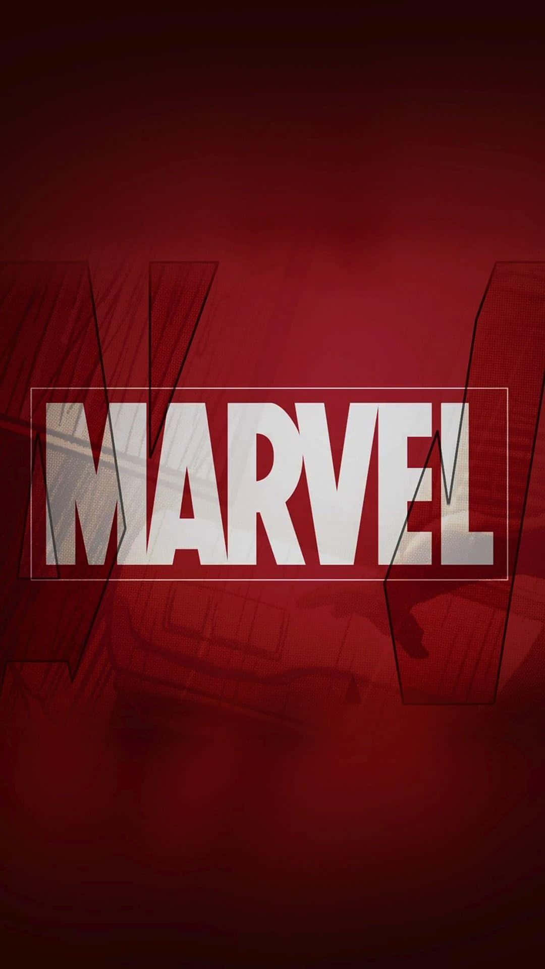 Marvel Iphone 11 Red Logo Background