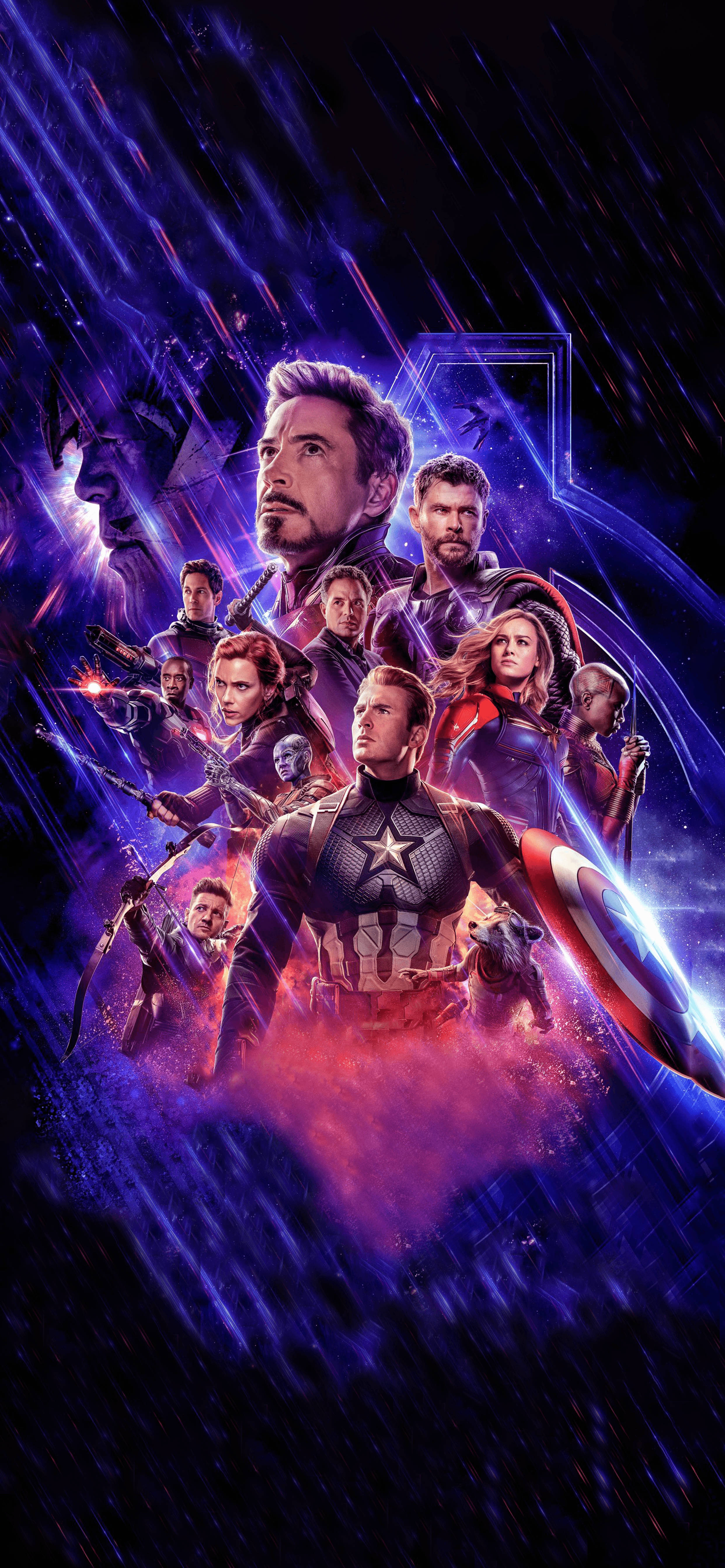 Marvel Iphone Avengers Endgame Official Poster Background