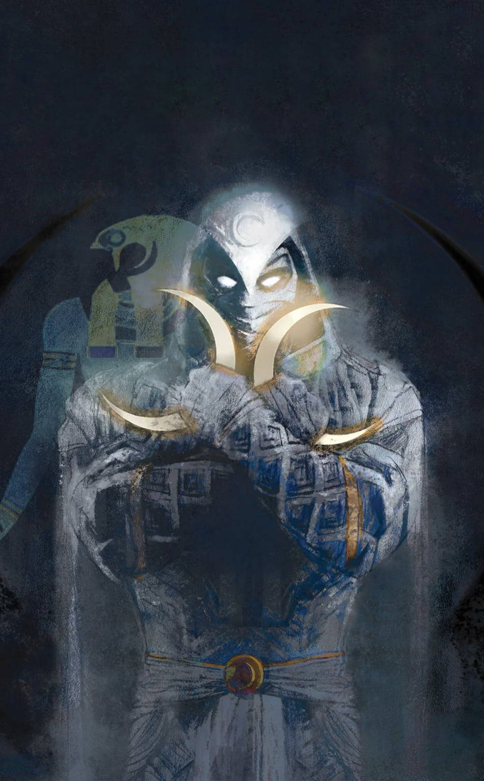 Marvel Iphone Moon Knight Visual Art Background