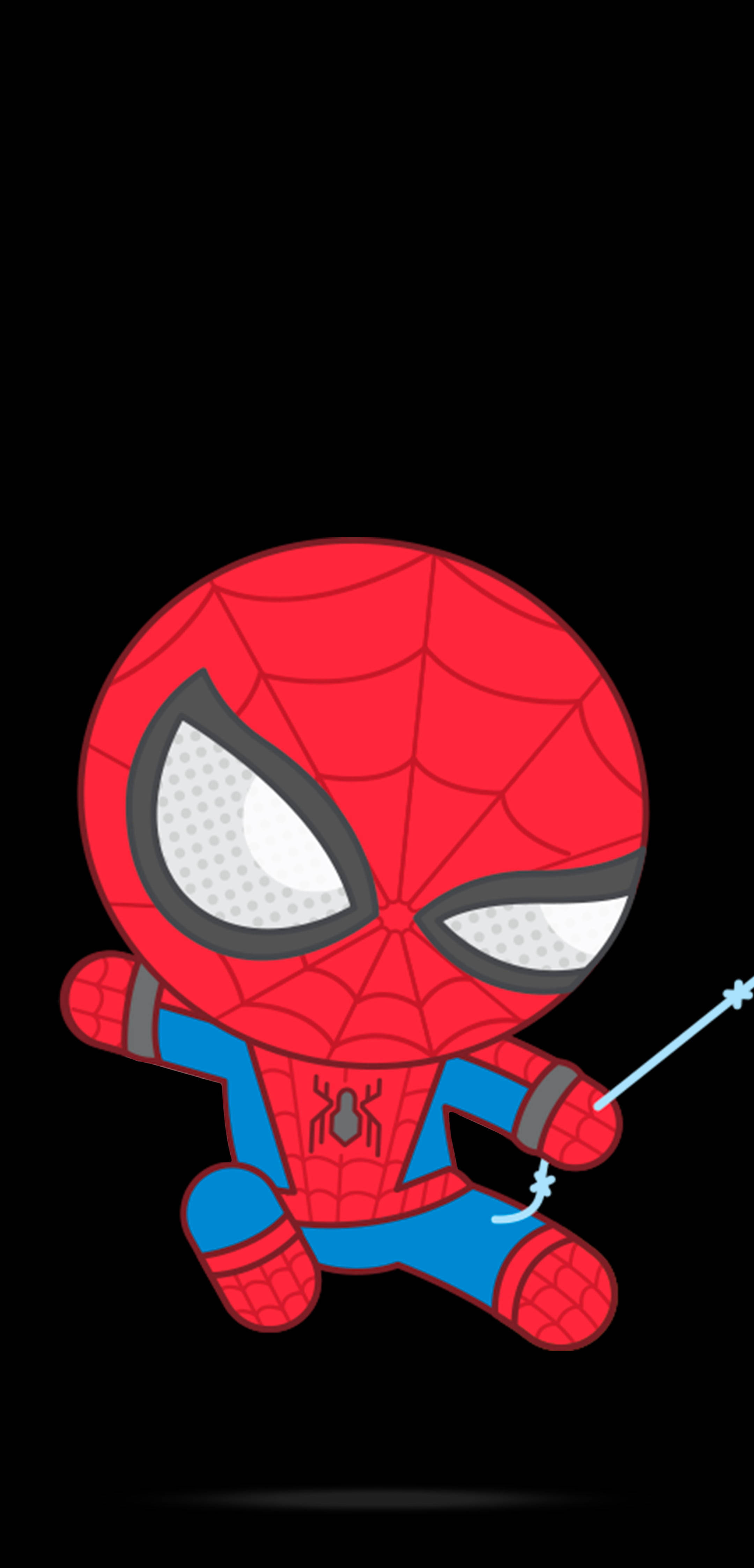 Marvel Iphone Spider Man Chibi Art Background