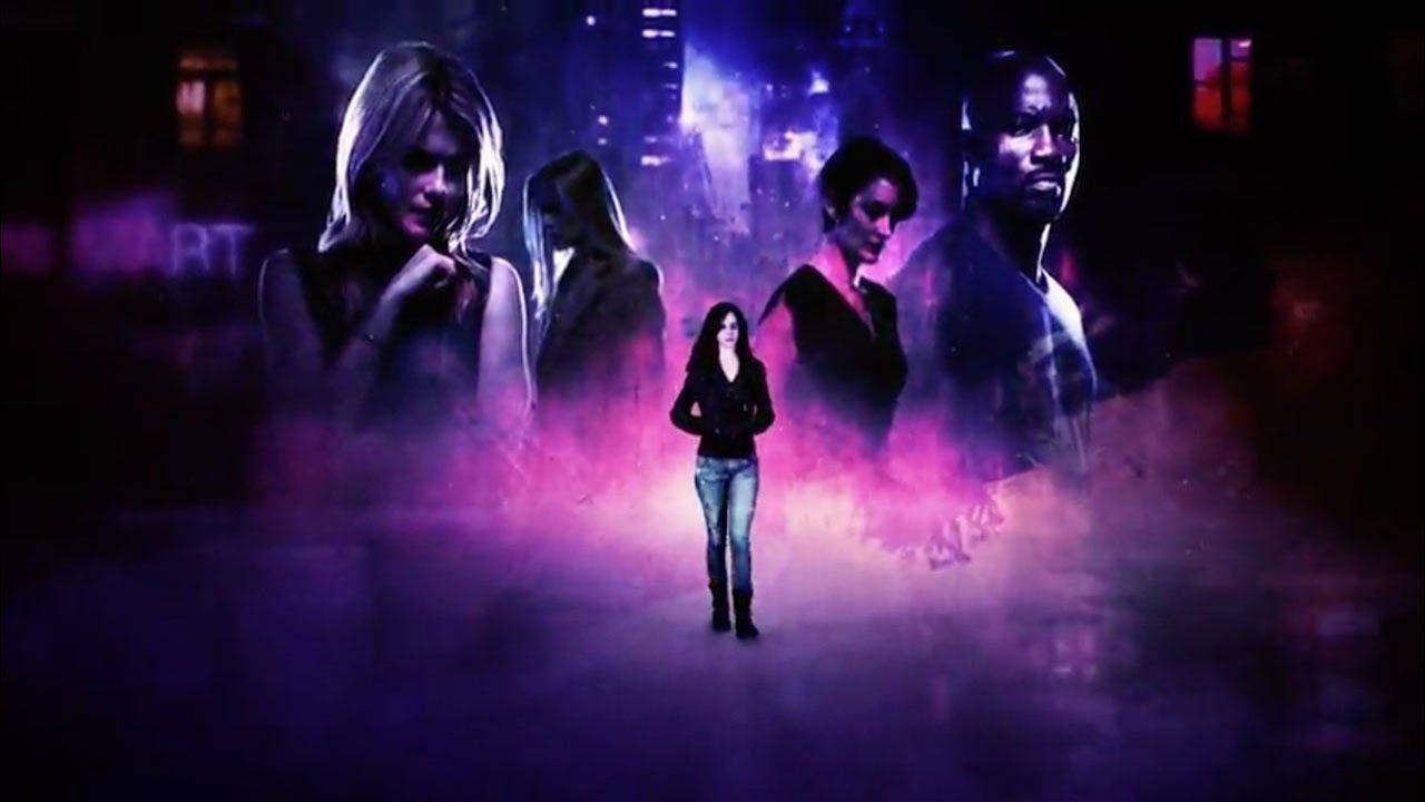 Marvel Jessica Jones Purple Smoke Background