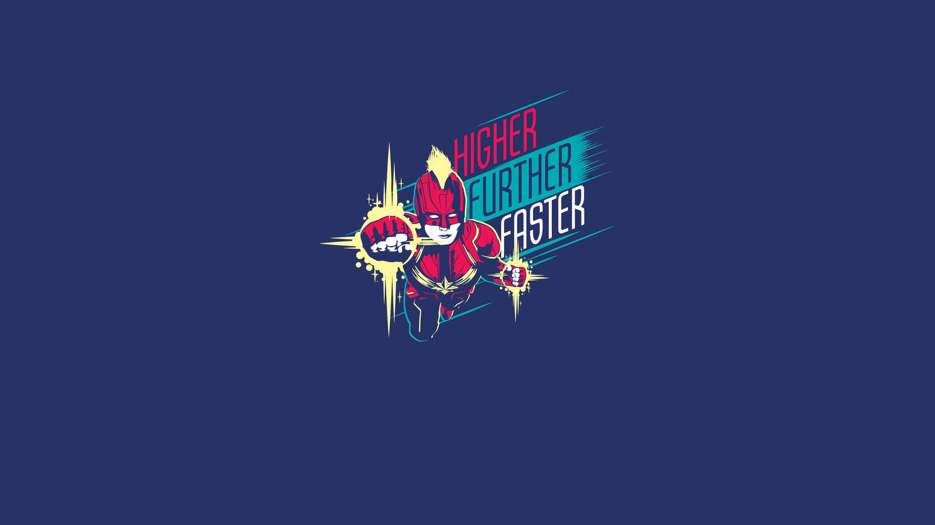 Marvel Minimalist - Unleash The Superhero Within Background