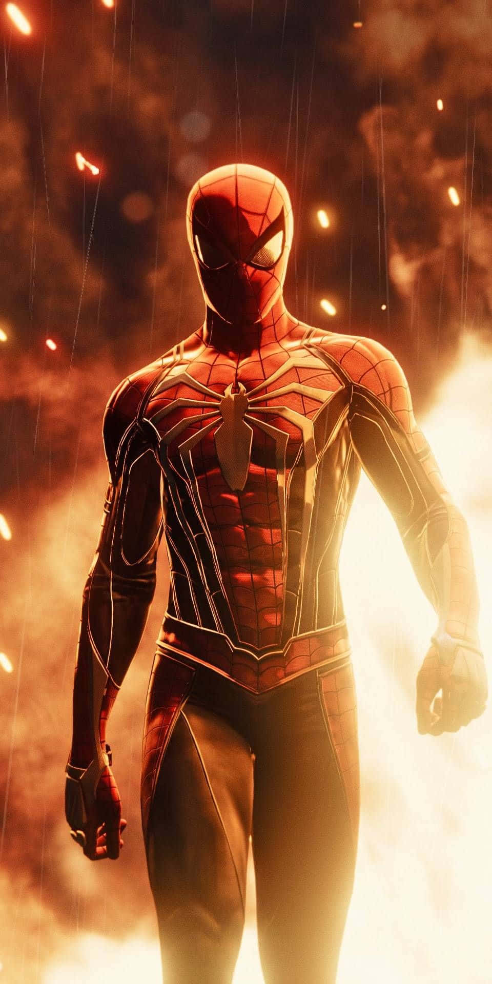 Marvel Ps4 Spiderman Explosion Background