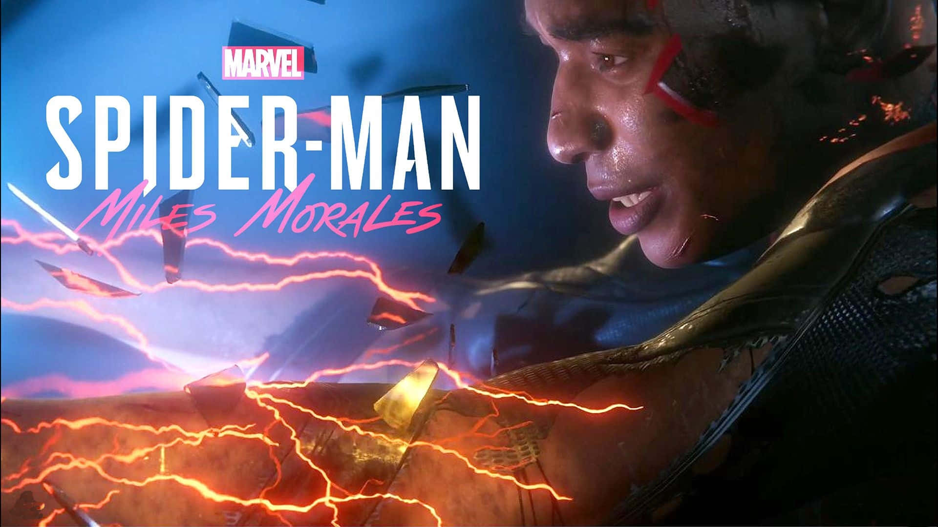 Marvel Ps4 Spiderman Miles Morales Poster Background
