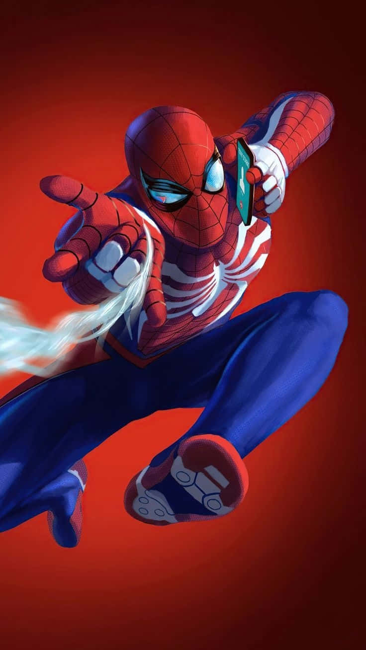 Marvel Ps4 Spiderman Phone Call Poster Background