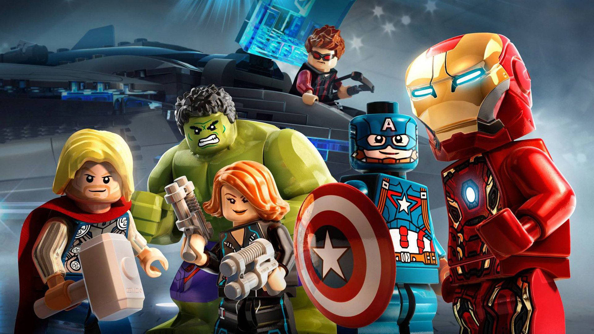 Marvel's Avengers Cool Lego Pose Background
