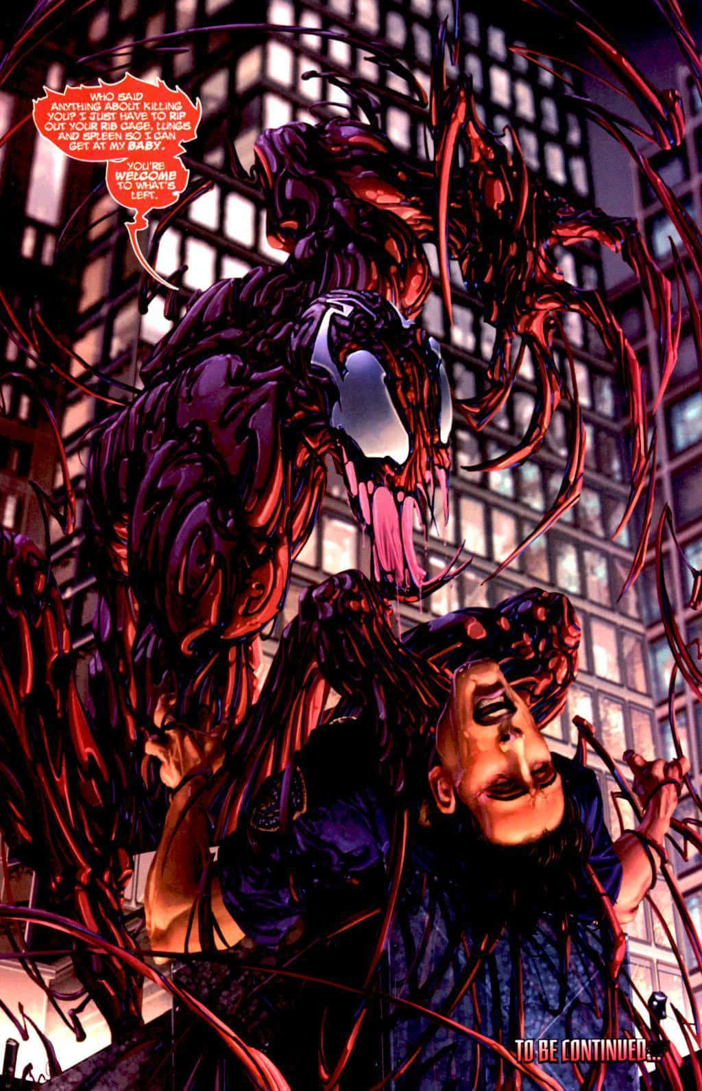 Marvel's Carnage Unleashes His Wrath Background