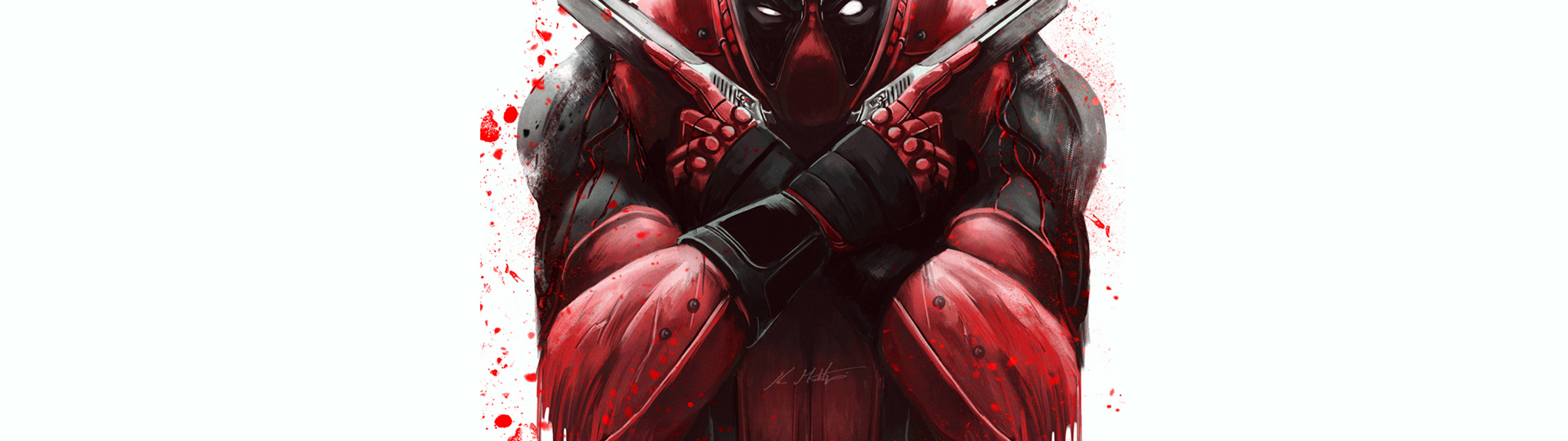 Marvel's Deadpool In 5120 X 1440 Background