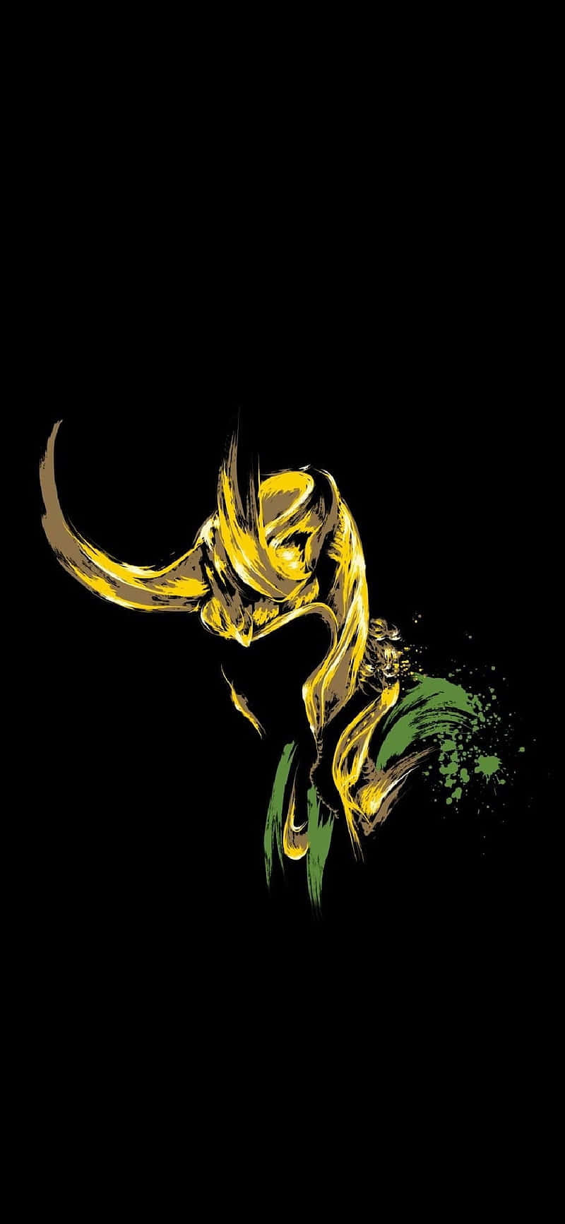 Marvel's Loki Proclaiming His Power And Dominance. Background
