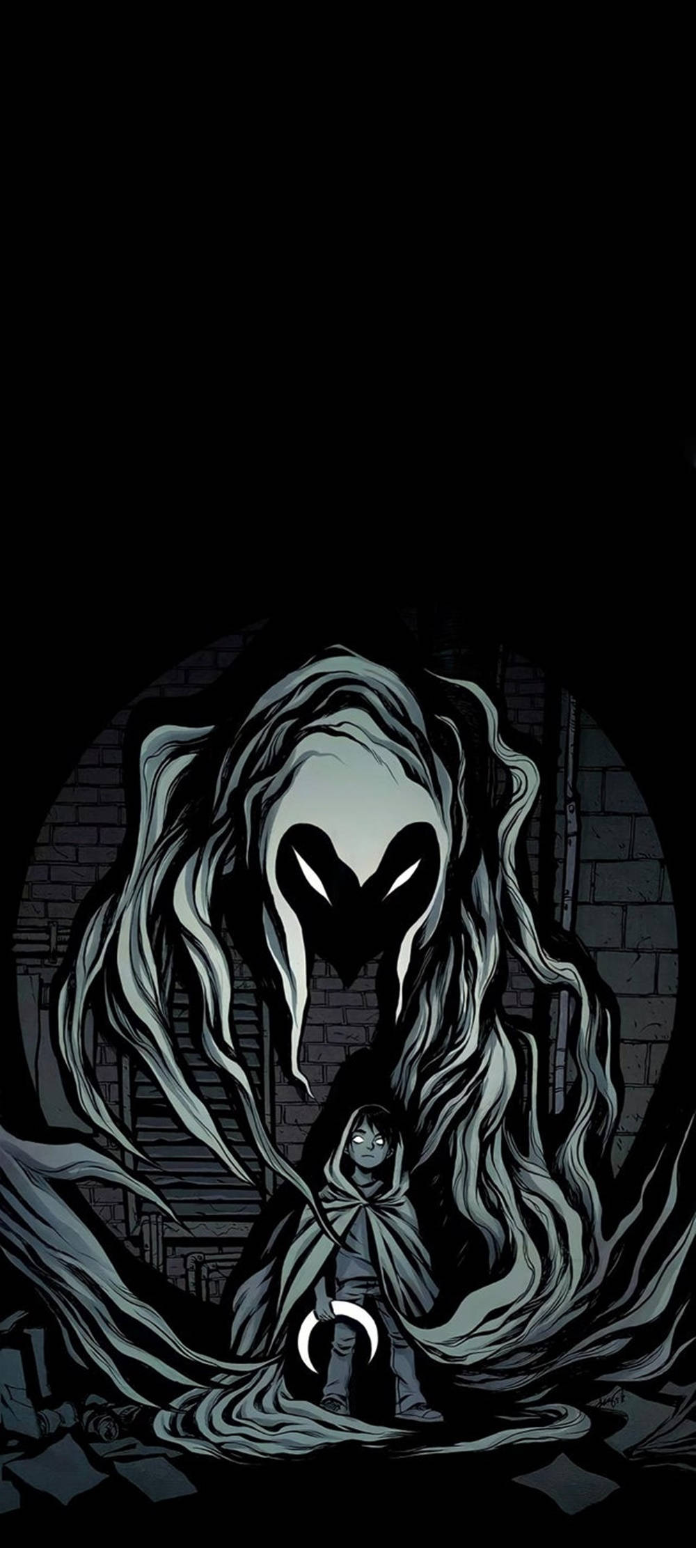 Marvel's Moon Knight On Phone- High Quality 4k Kid Concept Art Background