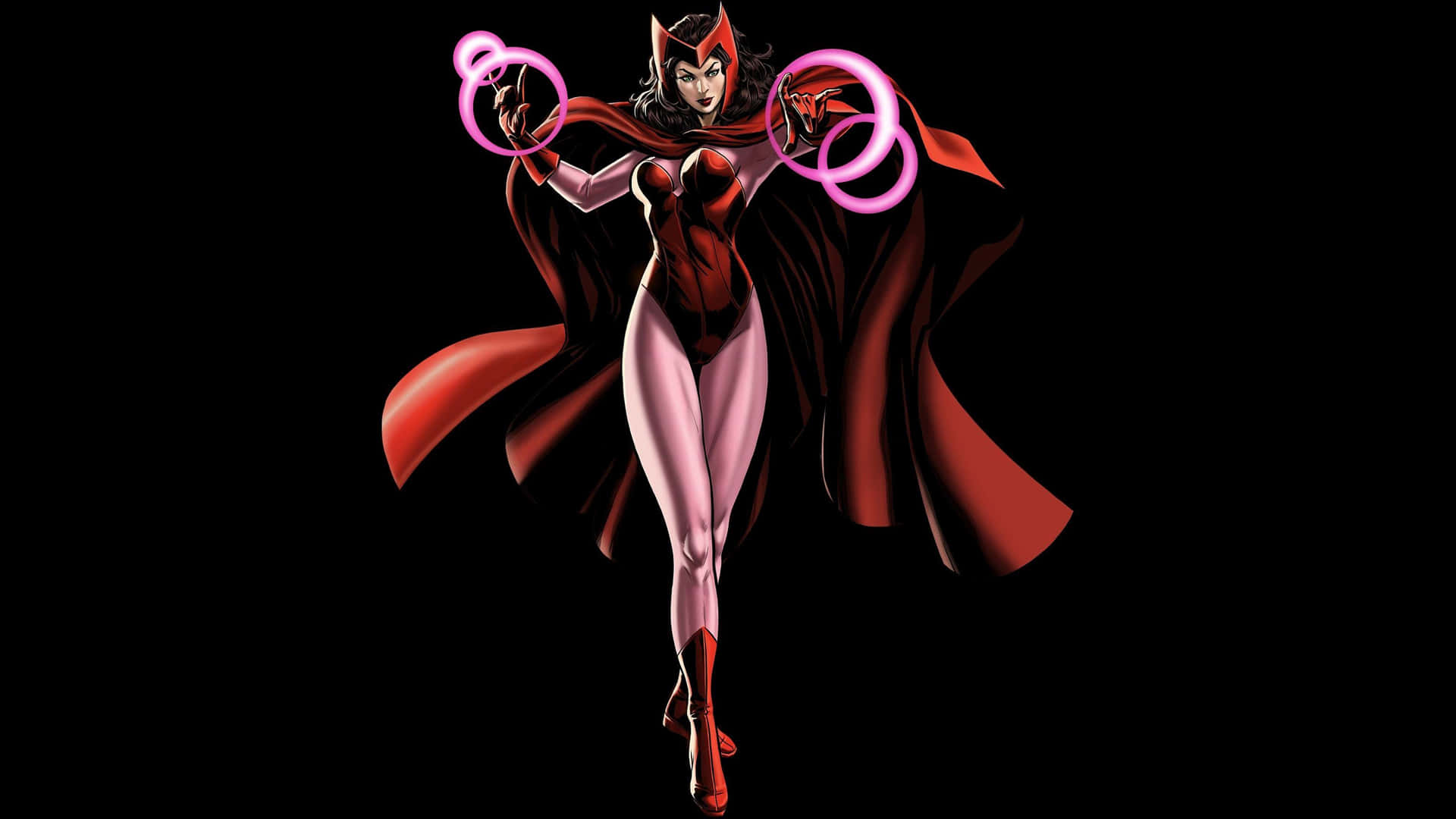 Marvel's Scarlett Witch Casting A Magical Spell