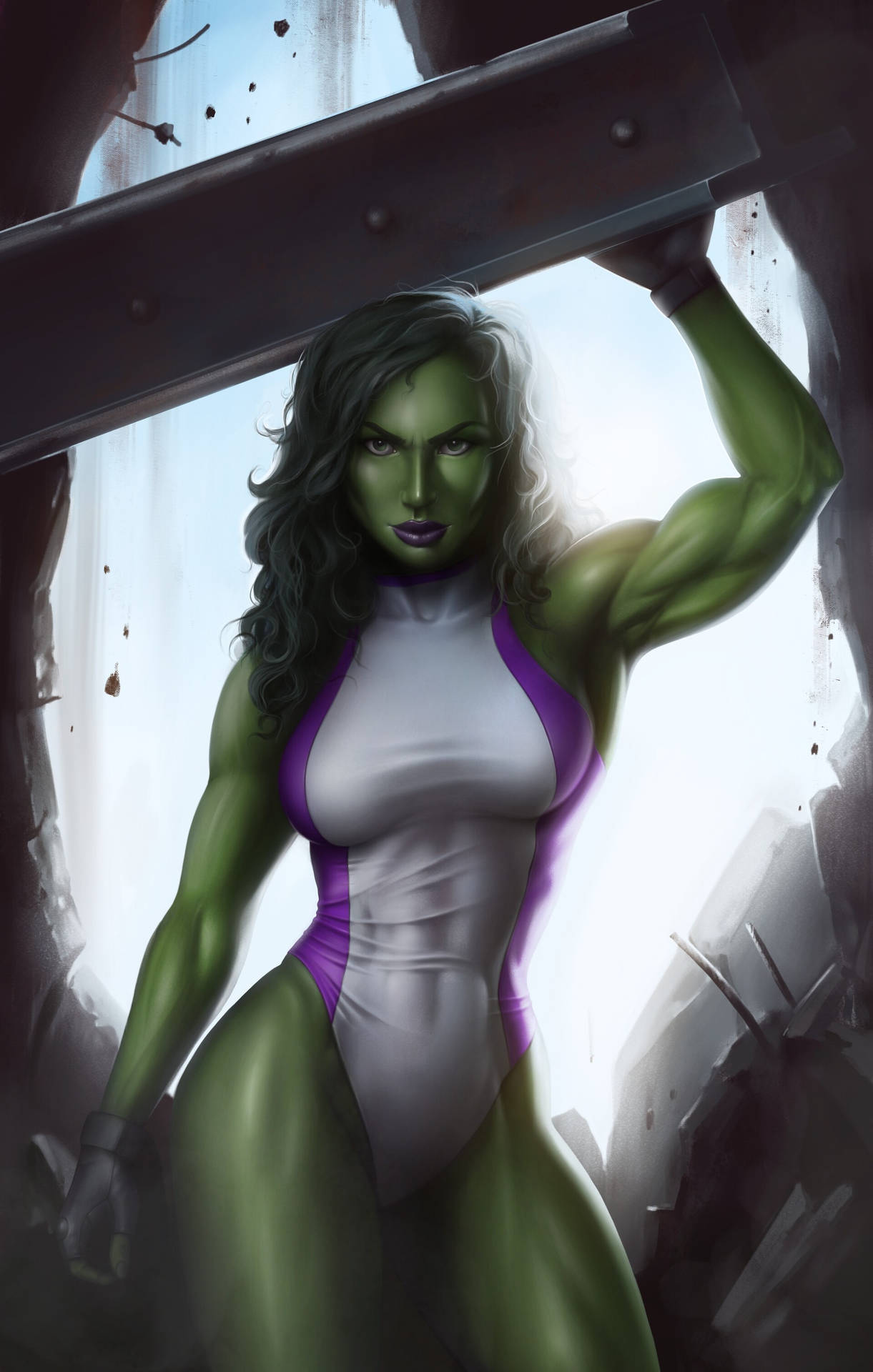 Marvel She Hulk Animated Background
