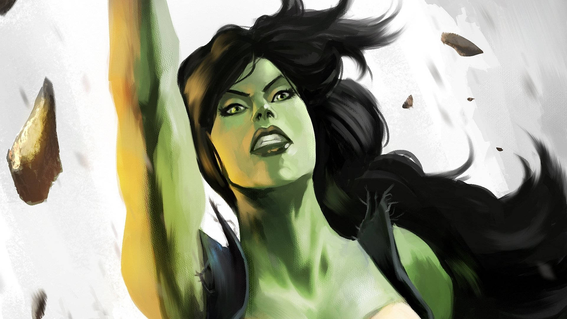 Marvel She Hulk Anime Background