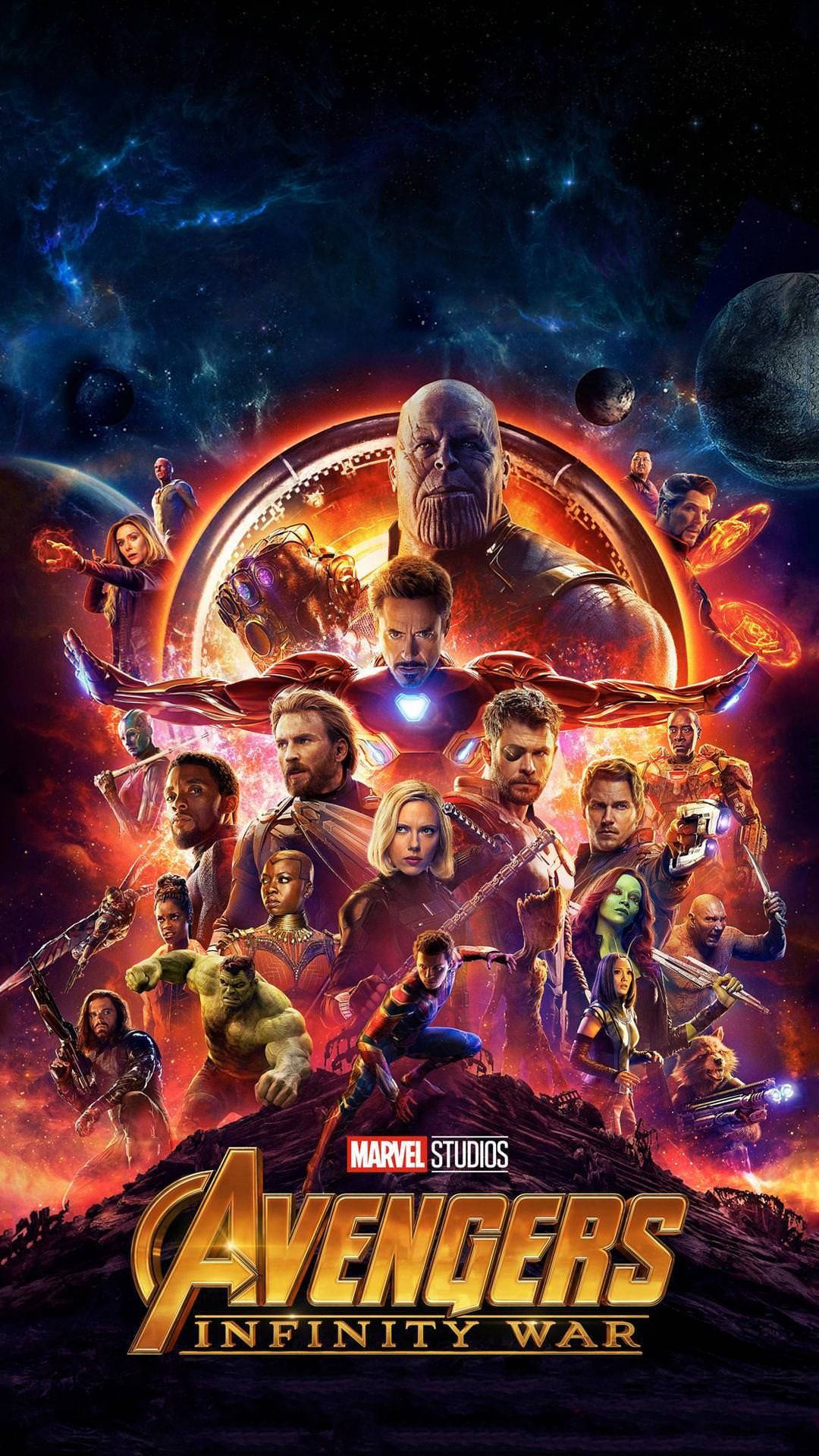 Marvel Studios Avengers Infinity War Mobile Background