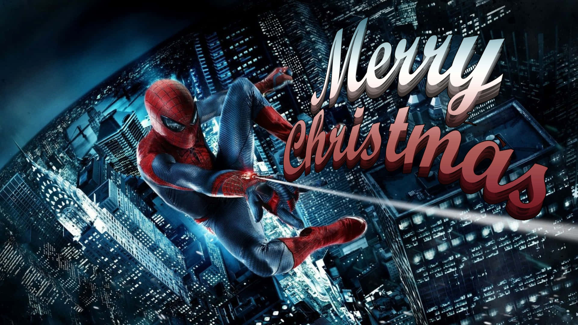 Marvel Superhero Spiderman Christmas Greeting