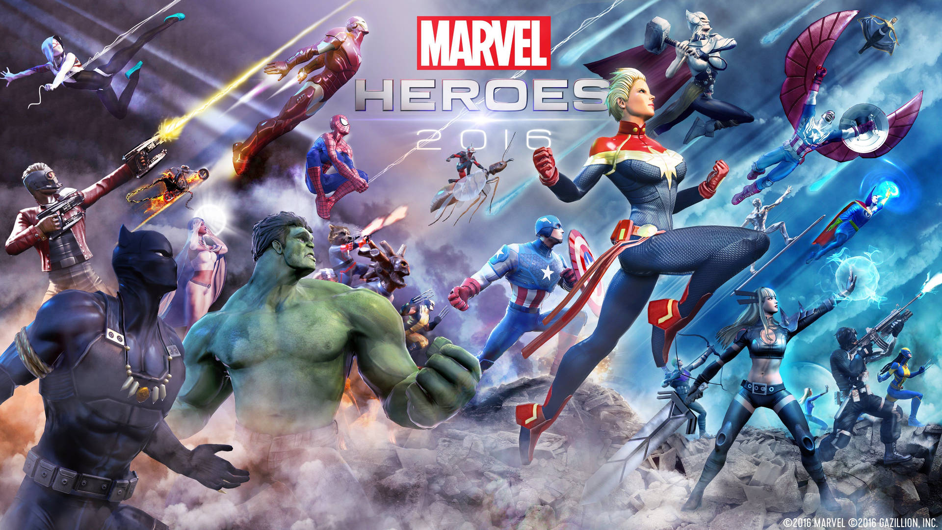 Marvel Superheroes 2016 Background