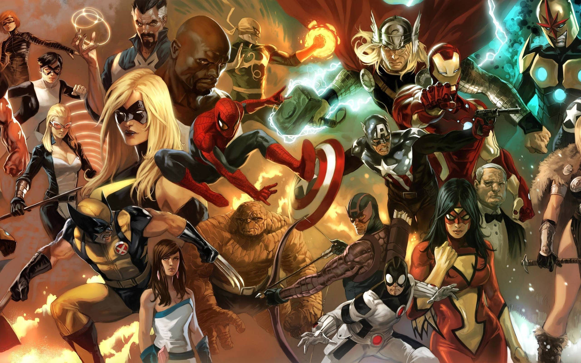 Marvel Backgrounds