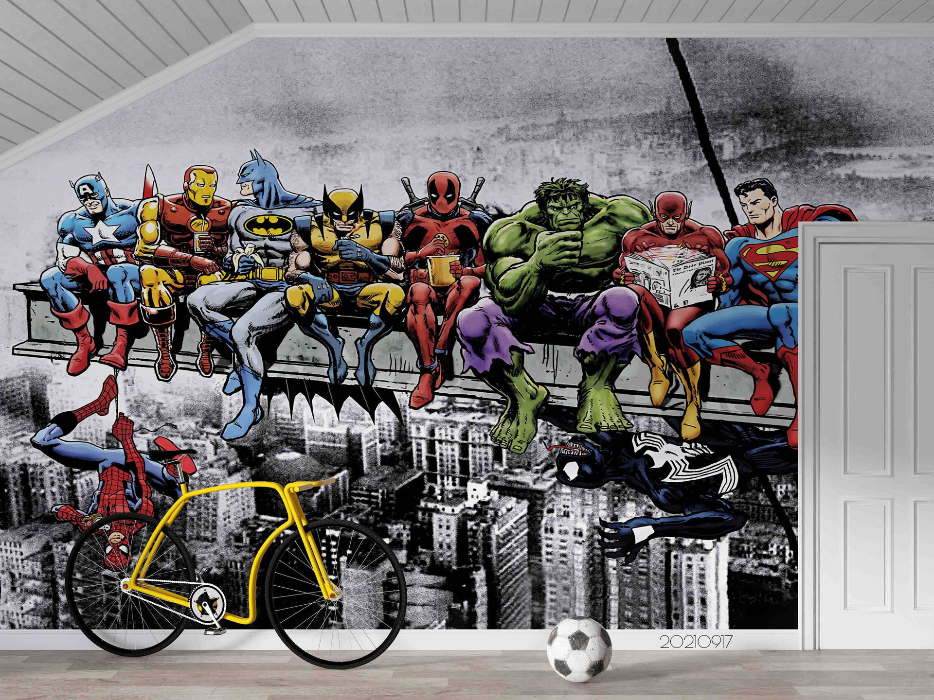 Marvel Superheroes And Dc Art