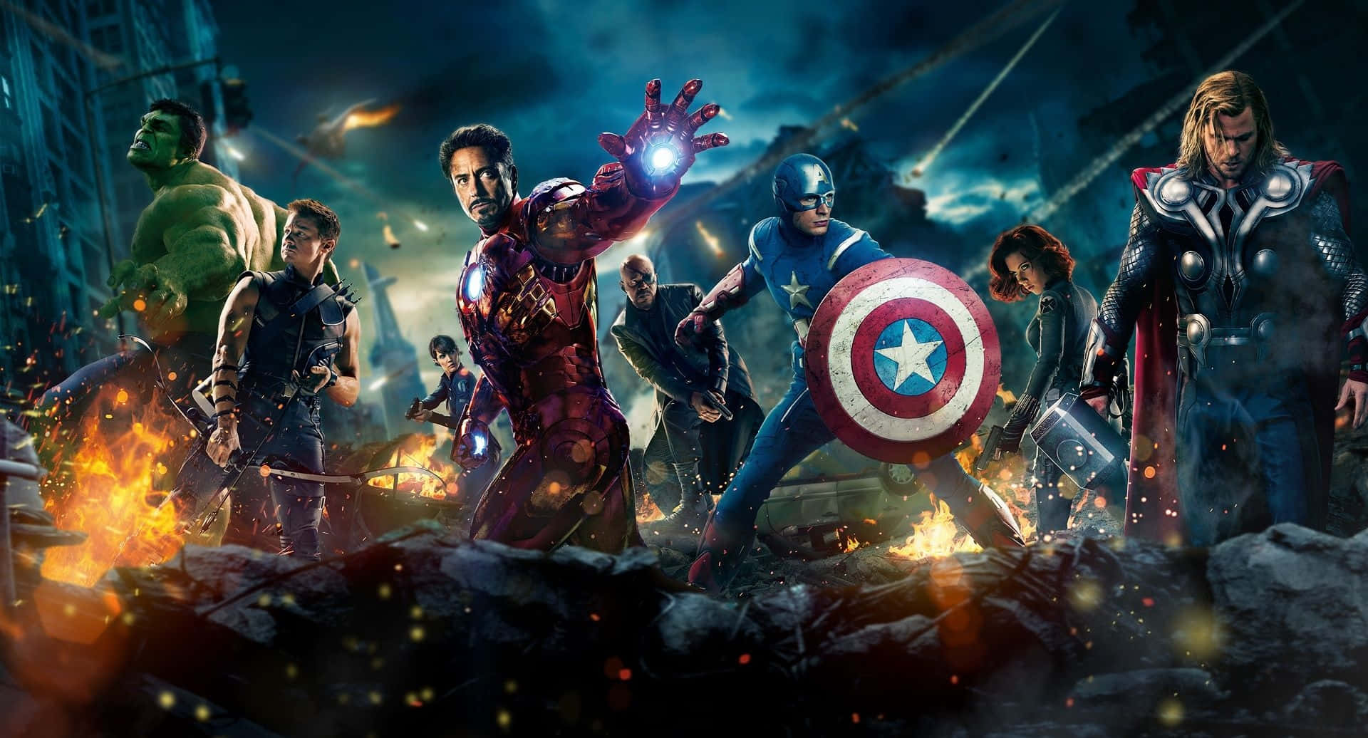 Marvel Superheroes Avengers Laptop Background