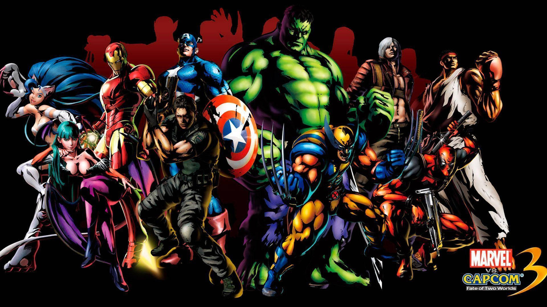 Marvel Superheroes Capcom 3 Background