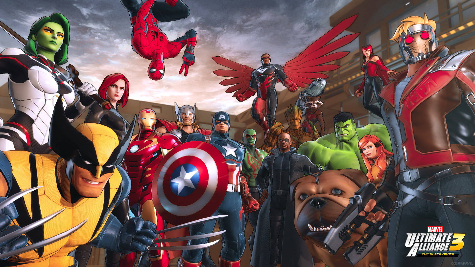 Marvel Superheroes Ultimate Alliance Background