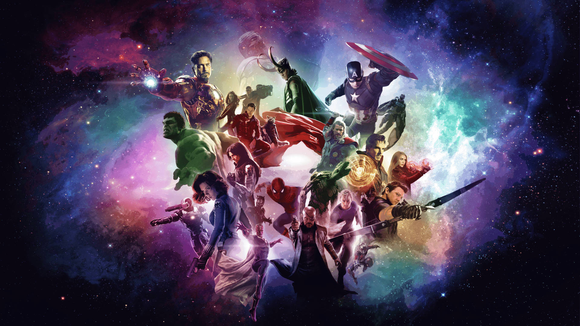 Marvel Superheroes Universe Background