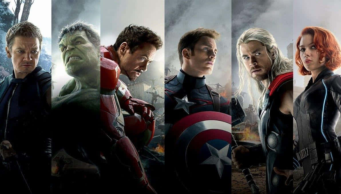 Marvel Universe Original Six Avengers Background