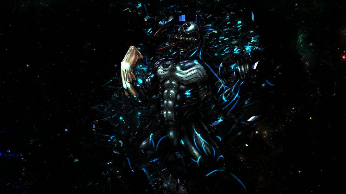 Marvel Venom Dark Galaxy Background