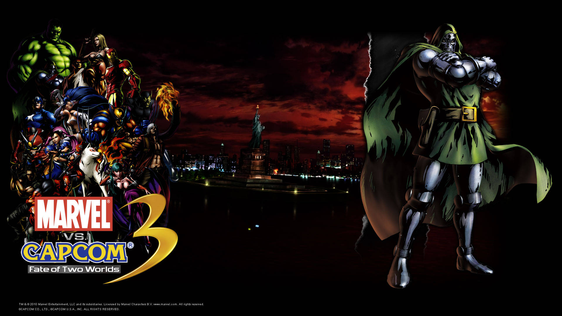 Marvel Versus Capcom Doctor Doom Background