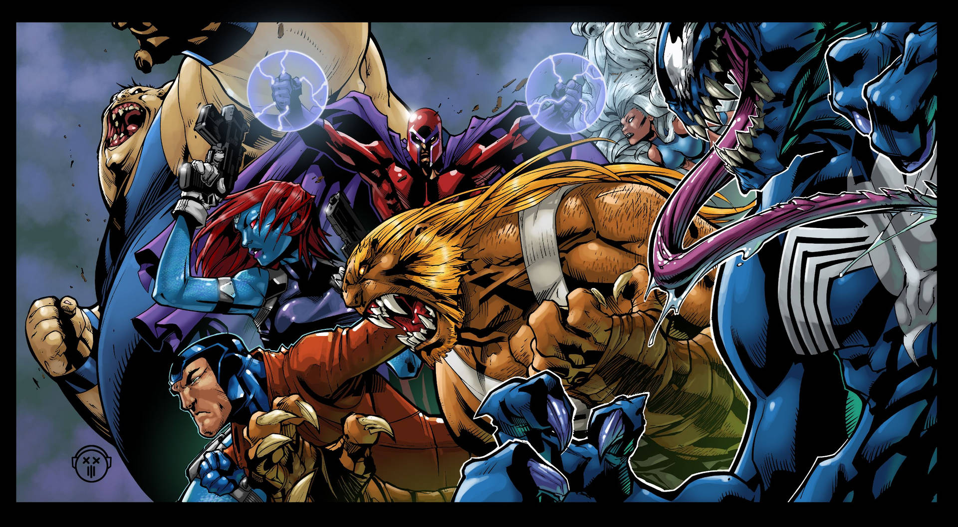 Marvel Villains Bad Guys Fan Art Background