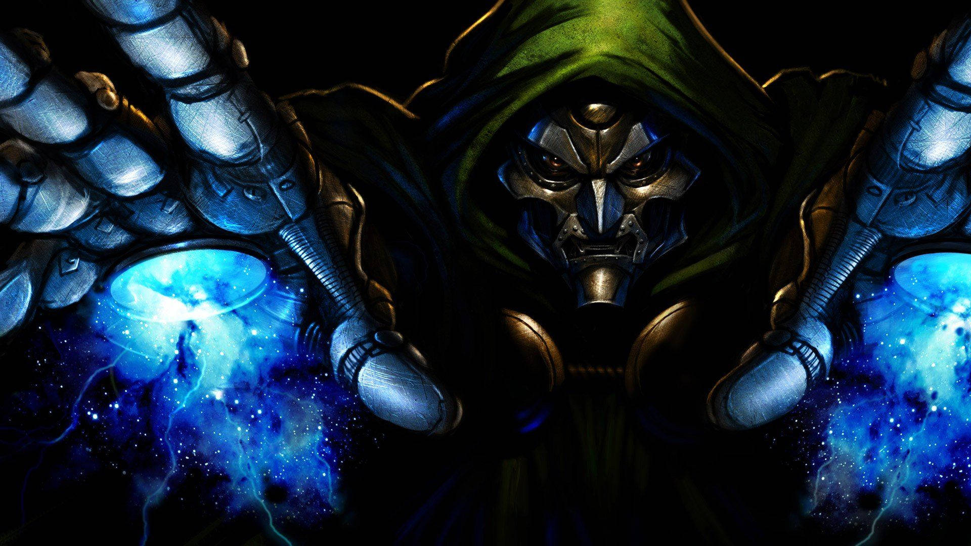 Marvel Villains Doctor Doom Art Background