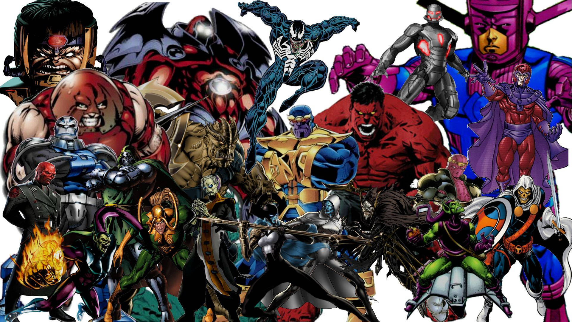 Marvel Villains Fan Artwork Background