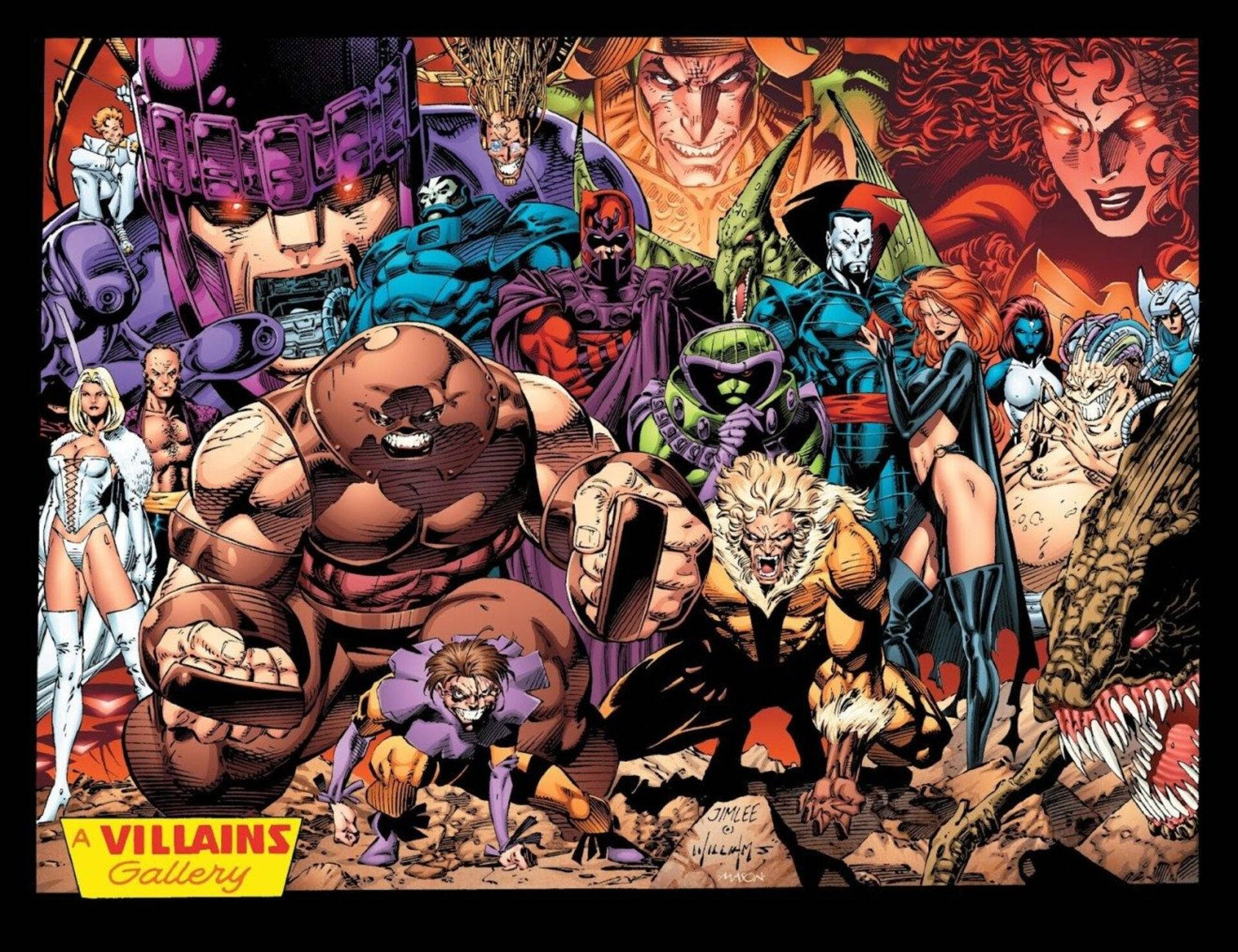 Marvel Villains Of X Men Background