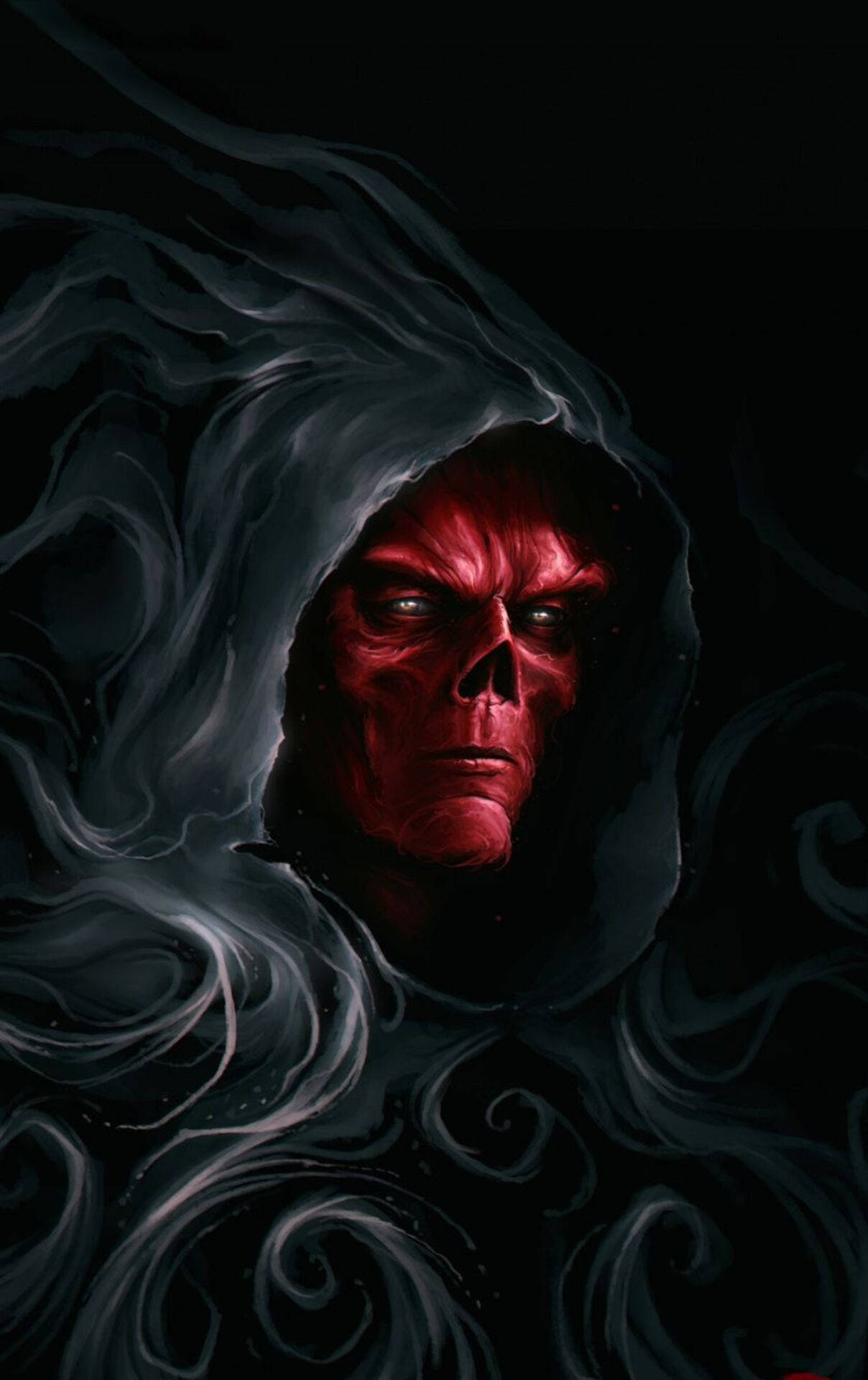 Marvel Villains Red Skull Background