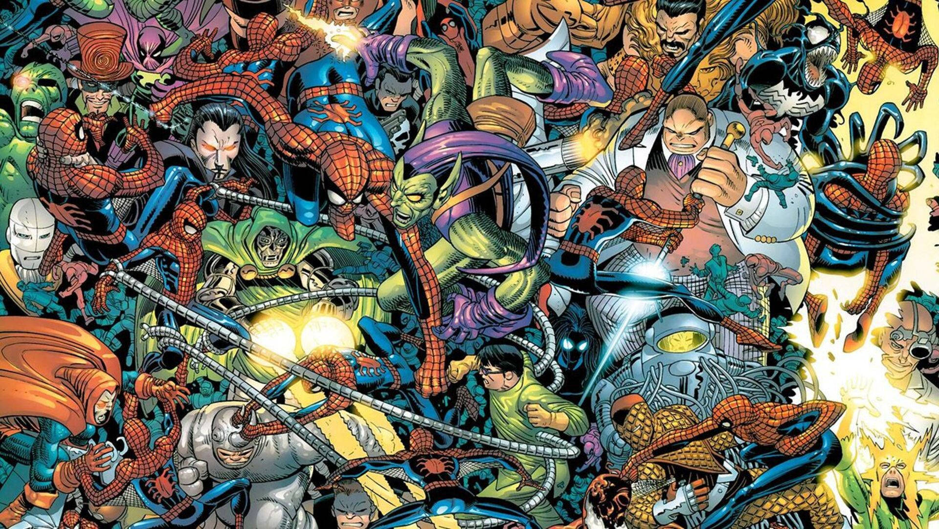 Marvel Villains Spiderman Background