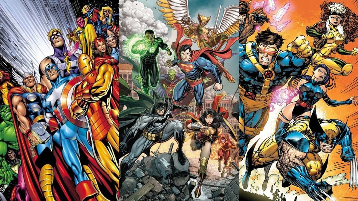 Marvel Vs D C Heroes Showdown Background