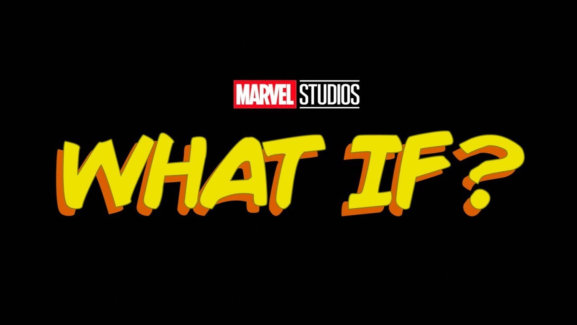 Marvel What If Black Poster Background