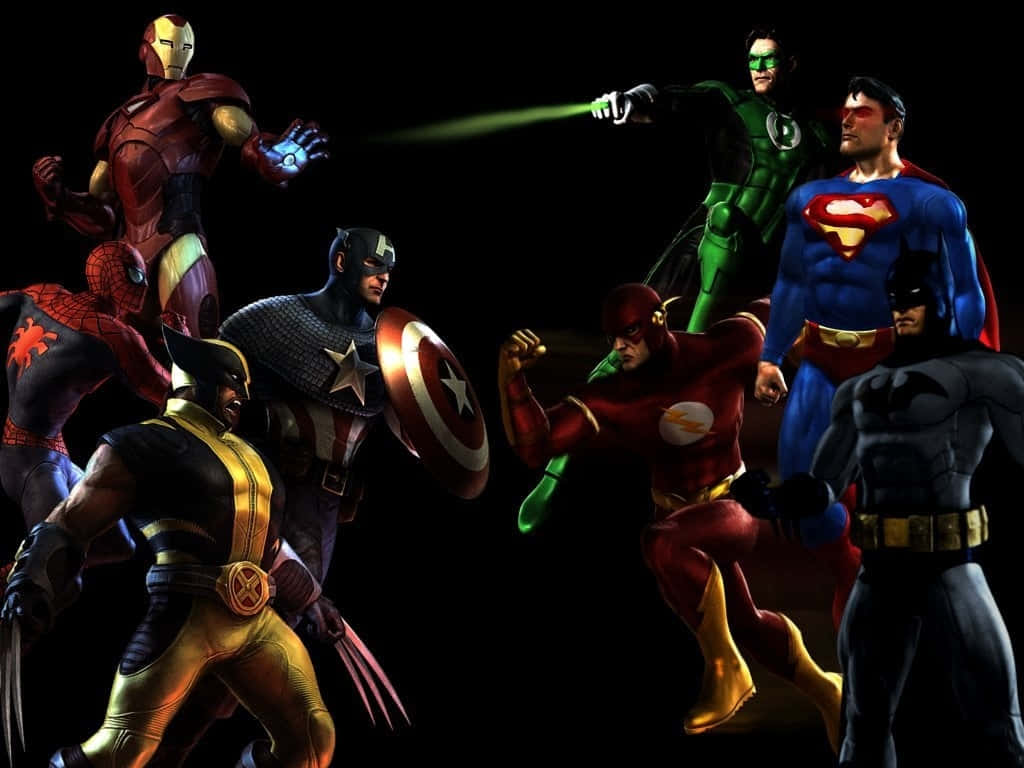 Marveland D C Heroes United Background