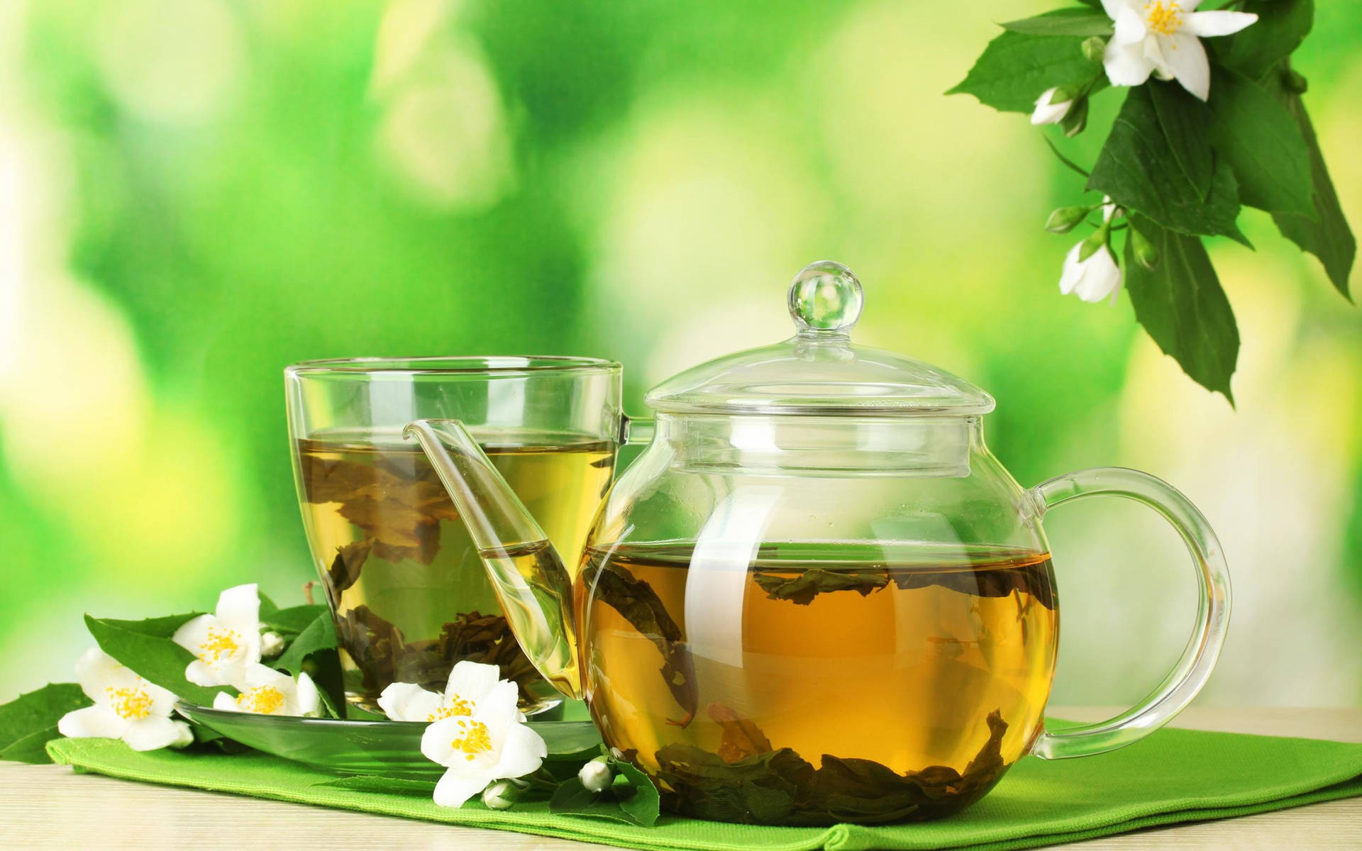 Marvelous Chamomile Tea Background