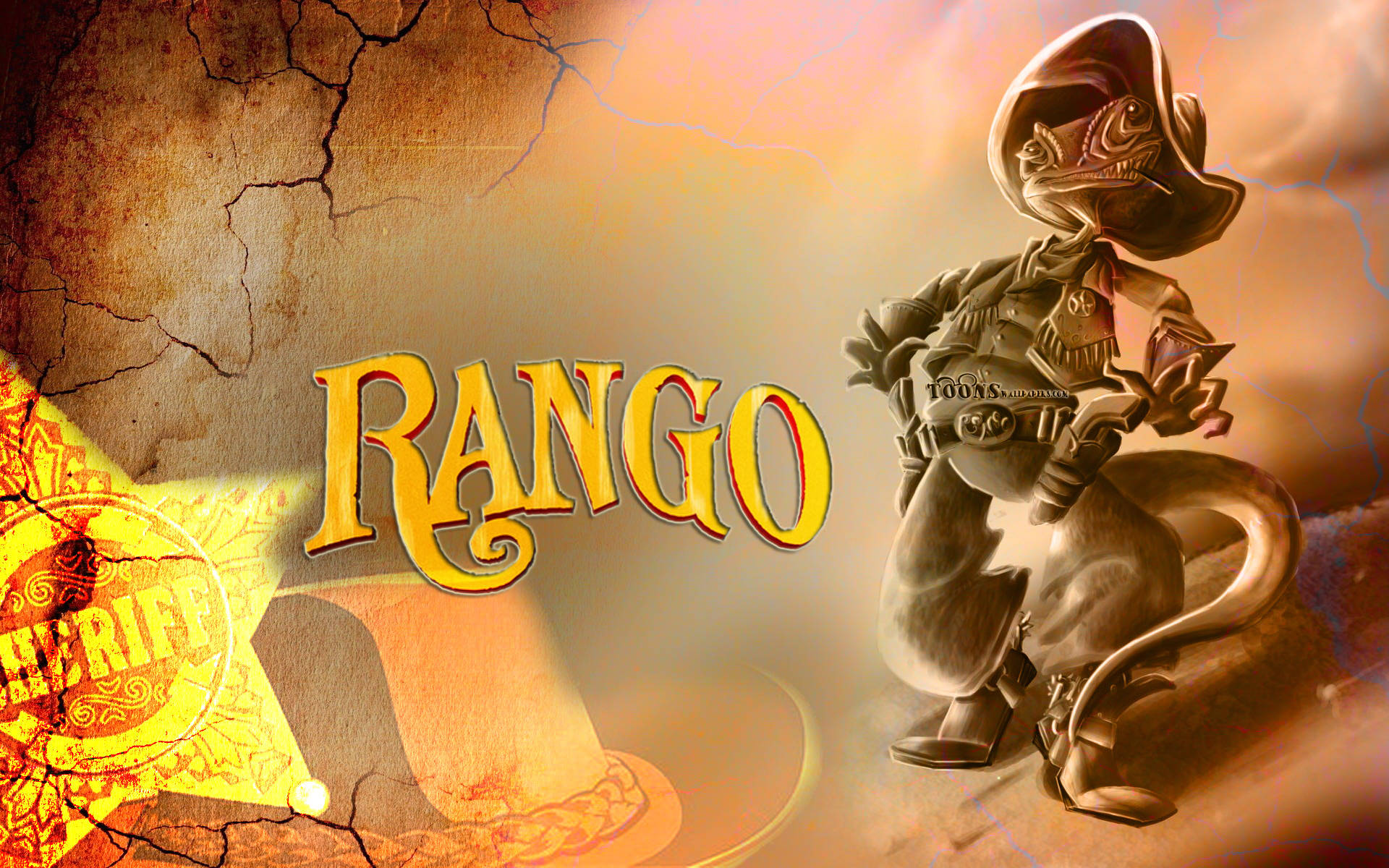 Marvelous Rango Poster Background