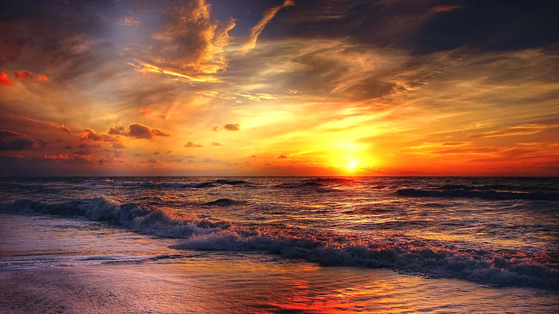 Marvelous Sun Rise Background