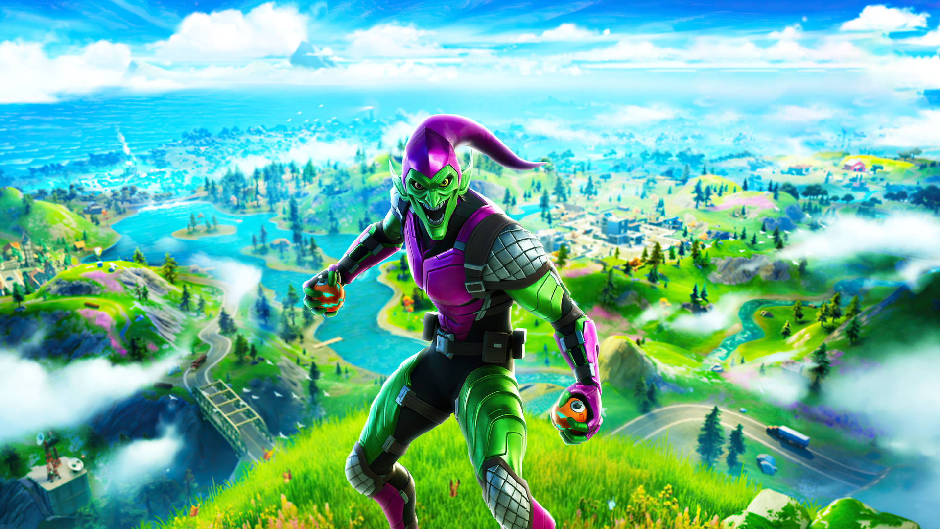 Marvel’s Green Goblin Fortnite Ipad Background Background