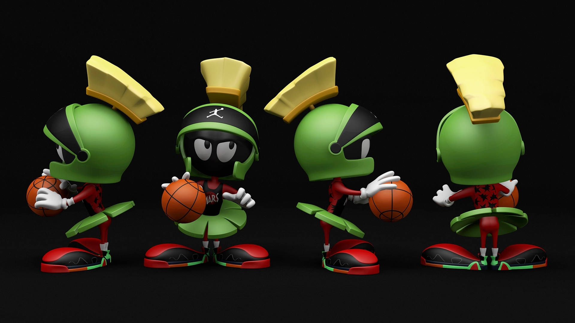 Marvin The Martian Different Sides Background