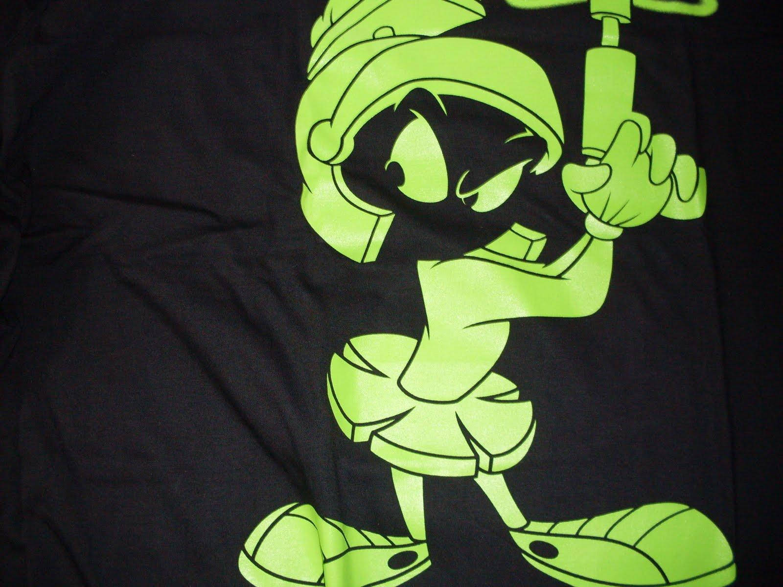 Marvin The Martian Green Background